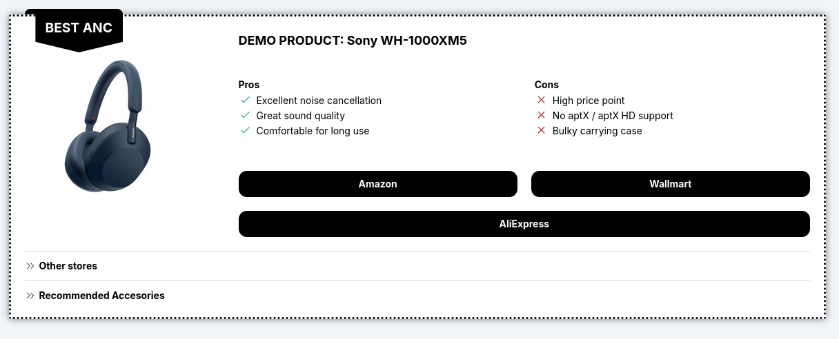 Affiliate Box Example 2